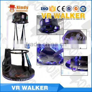 Multi-player 360 Degree Interactive 9d Simulator Oculus vr Helmet vr Walker photo-4