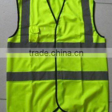 yellow security vest