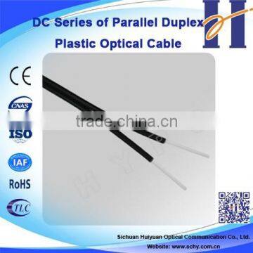 DC Series of Parallel Duplex Plastic fiber optic cable price per meter