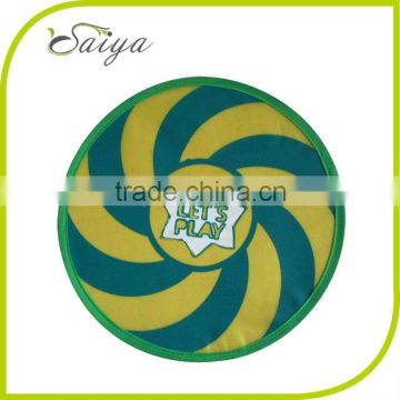 dog fabric nylon frisbee with Custom logo