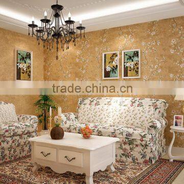 American Design Flower Multicolored Decoration Home Wallpaper photo-4