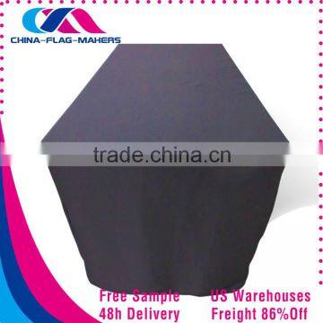 china cheap advertise fit polyester table throw
