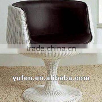 hand weaving furniture pe wicker chair