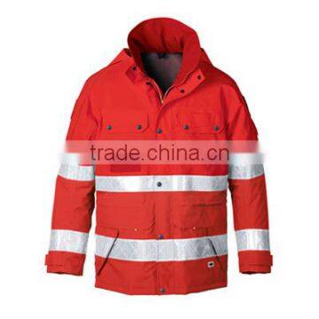 multi-function HI--VIS safety and rescue jacket waterproof and cold-resistance