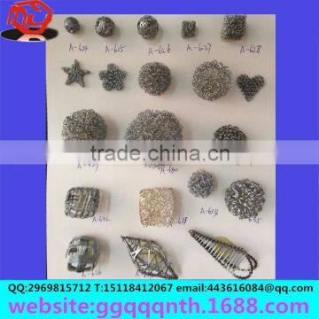 Decoration Lighting Accessories Round Heart Shaped Square Star Flat Surface Stereo Iron Spring Wire Ball
