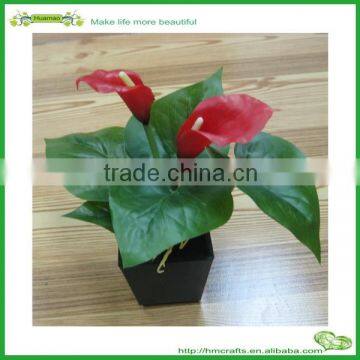outdoor artificial plastic flowers calla lily flower
