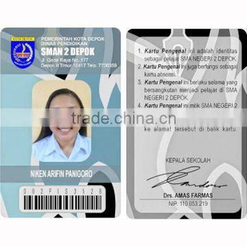 plastic PVC work ID card, school ID card with chip                        
                                                Quality Choice