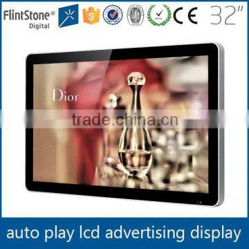 32 inch motion activated digital advertising display monitor