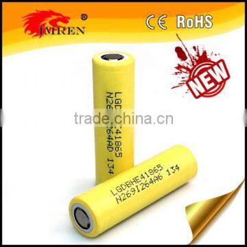 High drain discharge current LGHE4 18650 2500mah 35A battery rechargeable 3.7v li-ion battery LG HE4