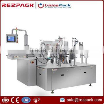 High quality Double-bag stand up pouch automatic filling sealing packing machine