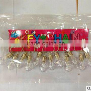 New Design Bulb Shape Crystal Keychain