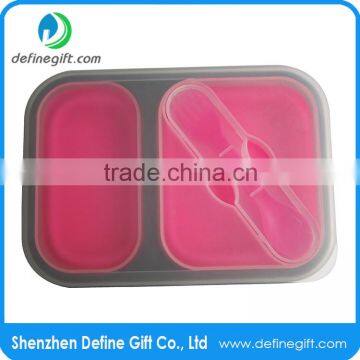 Eco Collapsible Lunch Box, Silicone Food Storage photo-5