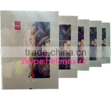 4 pack glass clip photo frame A4