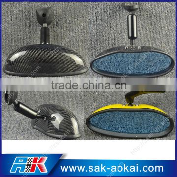 Hot Sale!! 100% Carbon Fiber Car Interior Mirror With Blue Lens