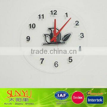 Clear Acrylic Wall Clock