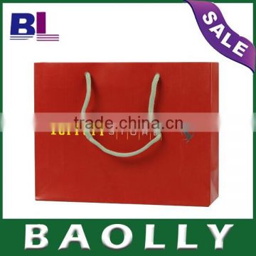 Fancy red packaging paper bag design of printing B-L-12312653