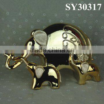 Cute Ceramic Elephant For Home Decoration