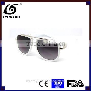 2016 New style double bridge fashion unisex plastic sunglasses