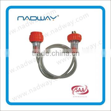 Nadway customized Gray Black and orange SAA 10A Australian transparent extension leads Sell Cable Drum cord reel extension lead