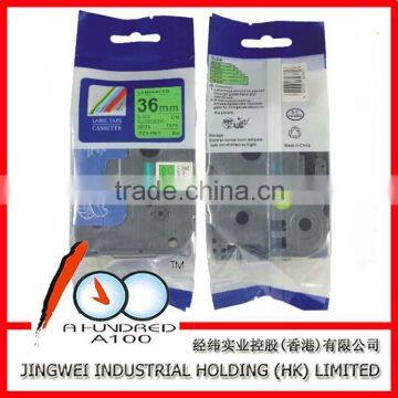 Best Price Compatible Brother Label Tape 18mm TZe Tape Black on Clear TZe-141 photo-5