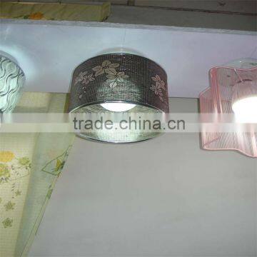 different plastic lamp shade for wall lamp with ceiling lamp socket