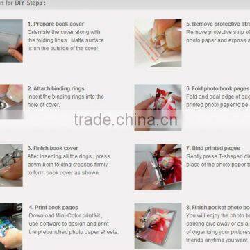 free software download with home printers just use hands DIY cast coated diary book 4:3 print at home