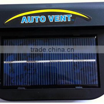 auto cool solar power car fan, cool fan, solar powered portable fan for car