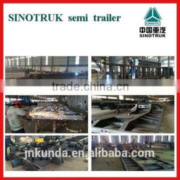 3 Axle 40ft/20ft Container Flat Bed Trailer for Sale