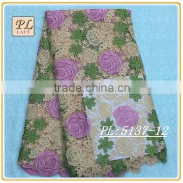 2016 Latest Dress Design Embroidery Lace for Free Prom Dress photo-2