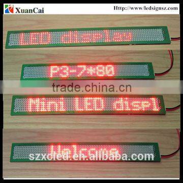 New arrival ! P7.62-7x80 Single Row text message LED display/panel/board