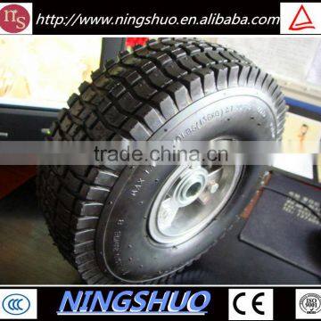 China factory of agricultural cultivator small rubber pneumatic wheel 3.50-4