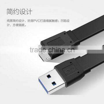 Fast Charging USB 3.0 Male to Micro USB 3.0 Male data cable,Flat Cable