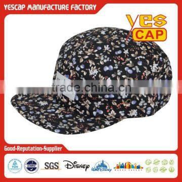 Print Pattern 5 Panel Hats Wholesale photo-3