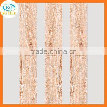 Unique Gold China Polish Decorative Wall Tile Glazed Wooden 3d Art Floor Tile photo-2