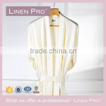 LinenPro Fashion Design Western Bathrobe Hotel Quality 100% Organic Cotton Bathrobe