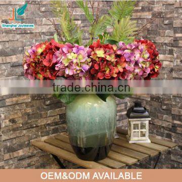 decorative cheap wholesale artificial flower hydrangea