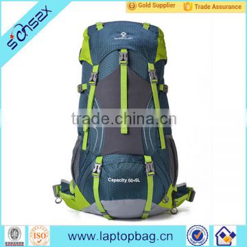 wholesale high quality large capacity outdoor waterproof hiking backpack