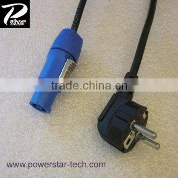 European standard power cord with powercon