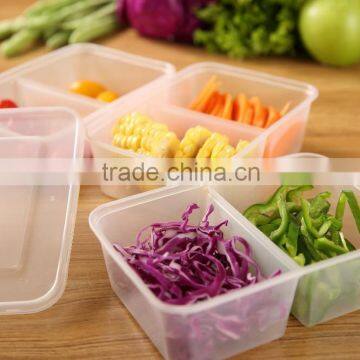 Disposable And Stackable Plastic Meal Containers