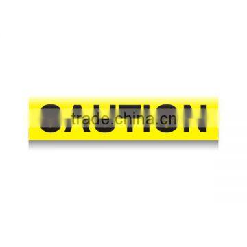 PE Hazard Warning Tape 1500MM length Road Barrier for Traffic