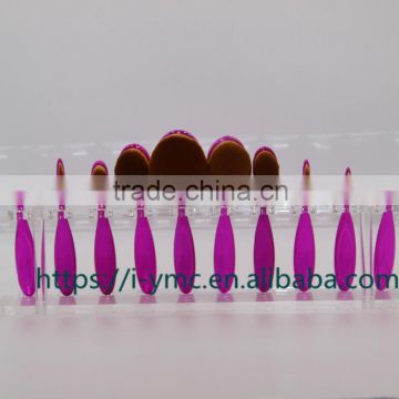 Private Lable Beautiful New Fashion Rose Red Ellipses Maquillaje Tools