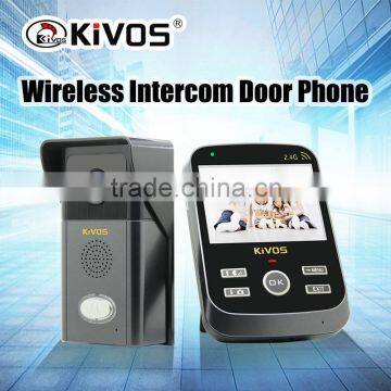 Hot selling new design long distance wireless color video door phone for villa