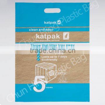 Plastic die cut bag