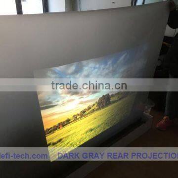 High quality Rear Projection Film,dark grey color, self adhesive grey projection film,Can be cut to any shape and size
