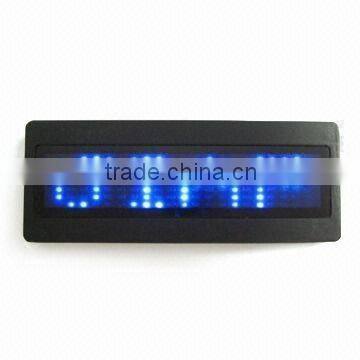 12v 7*21 Pixel car digital led sign board in car with scrolling message