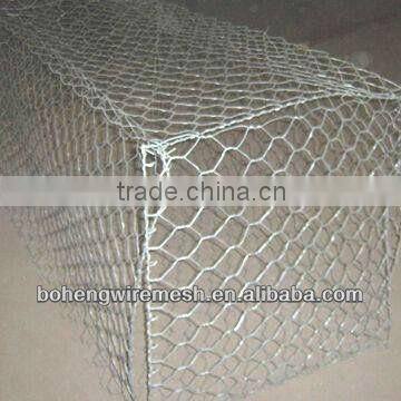 welded gabion box hexagonal wire gabion box