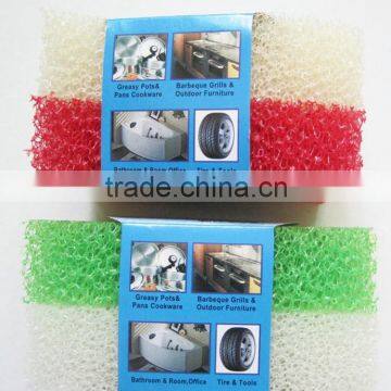 Cheap promotion gift cleaning tool plastic sponge scouring pad cleaning item