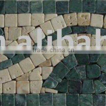 YFL105 Lava Mosaic Border line Art Marble Mosaic