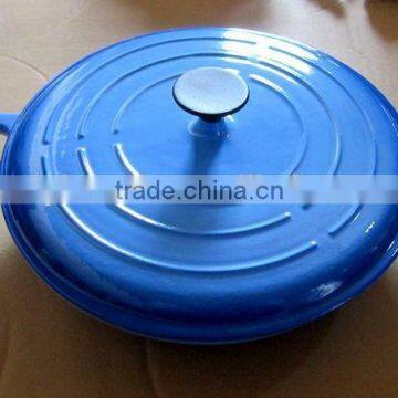 Colorful Enamel Cast Iron Cookware, Cast Iron Round Casserole, Cast Iron Dutch Oven