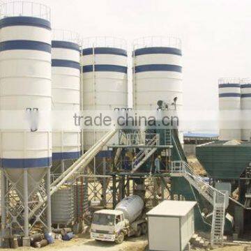 computer controlled HZS 25 wet mix concrete batching plant